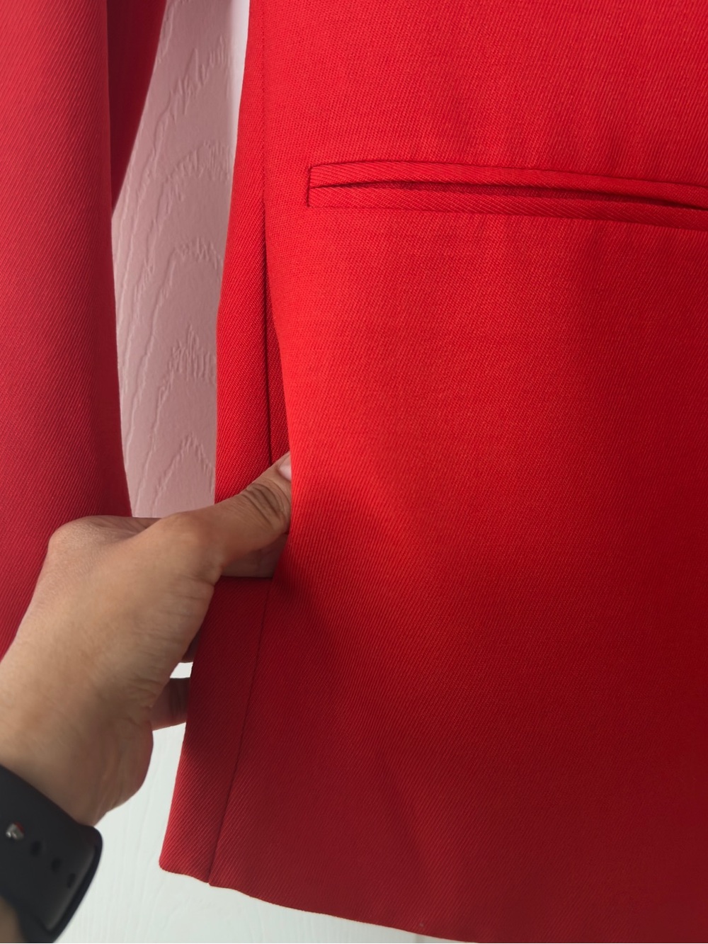 Argent red tailored 2 button Blazer size 6 - Picture 3 of 11